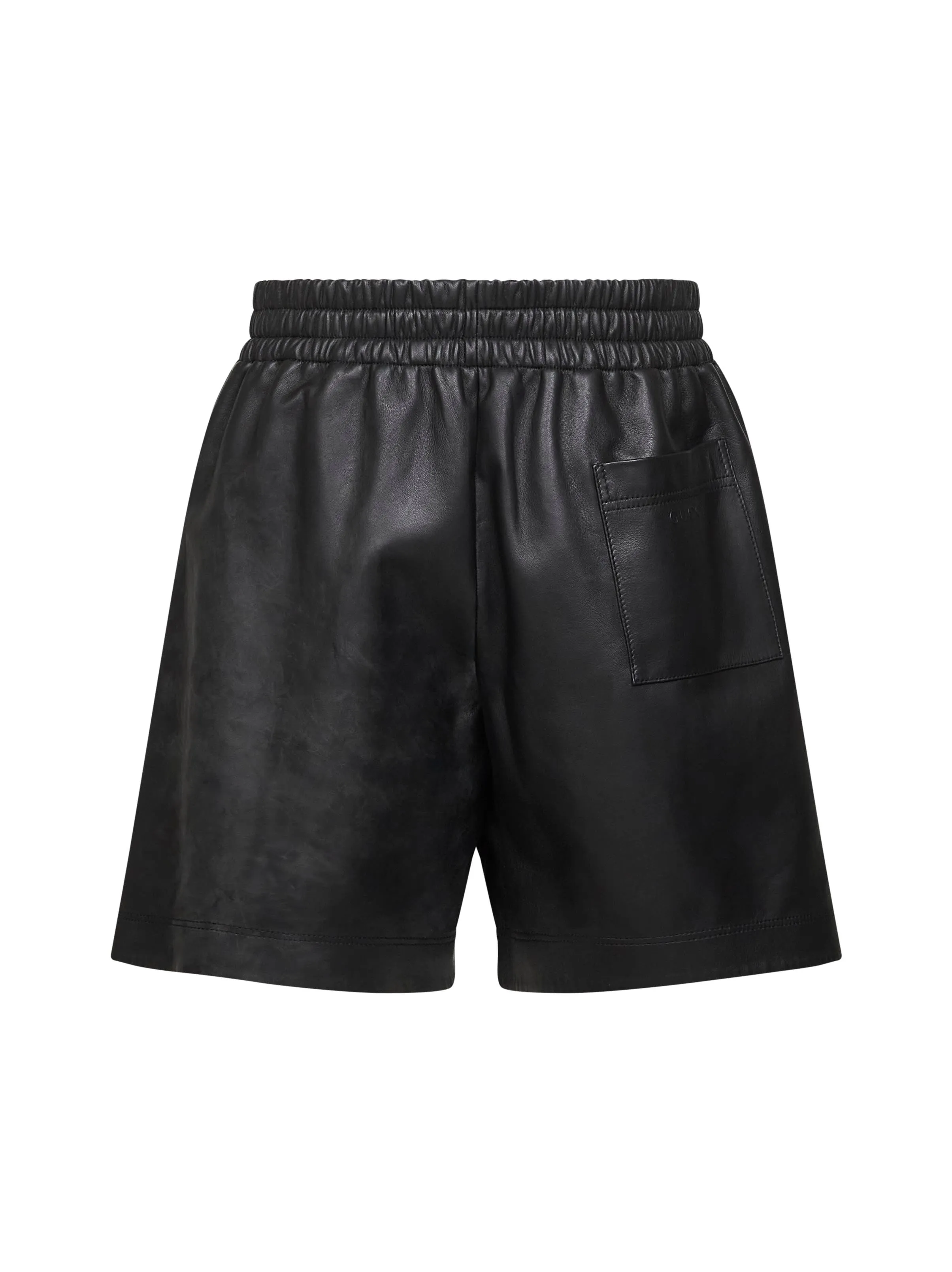 Black Lambskin Bermuda Shorts sold by Lord & Taylor product image thumbnail 2