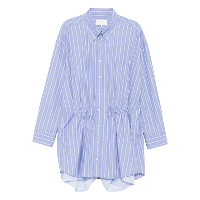Maison Margiela Light Blue Striped Jumpsuit sold by Lord & Taylor