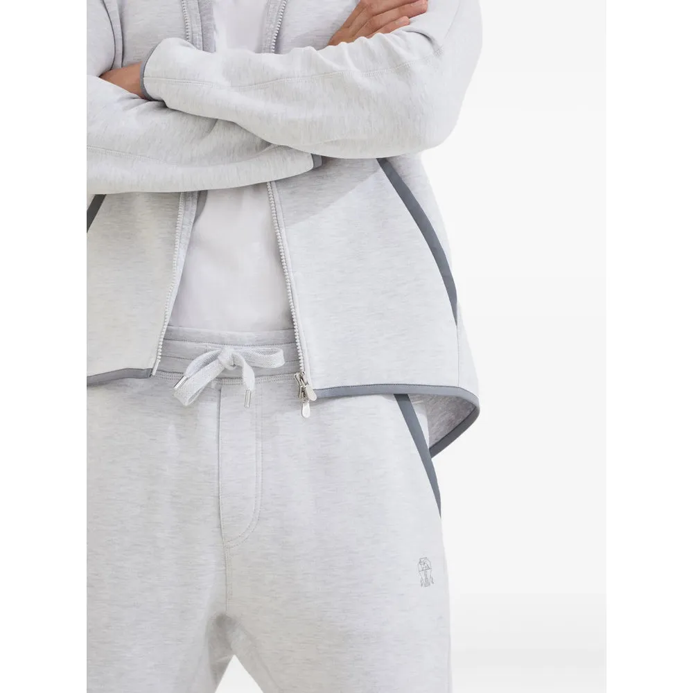 Brunello Cucinelli Light Grey Track Pants sold by Lord & Taylor product image thumbnail 4