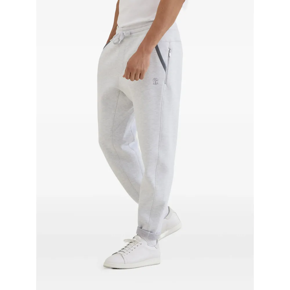 Brunello Cucinelli Light Grey Track Pants sold by Lord & Taylor product image thumbnail 3