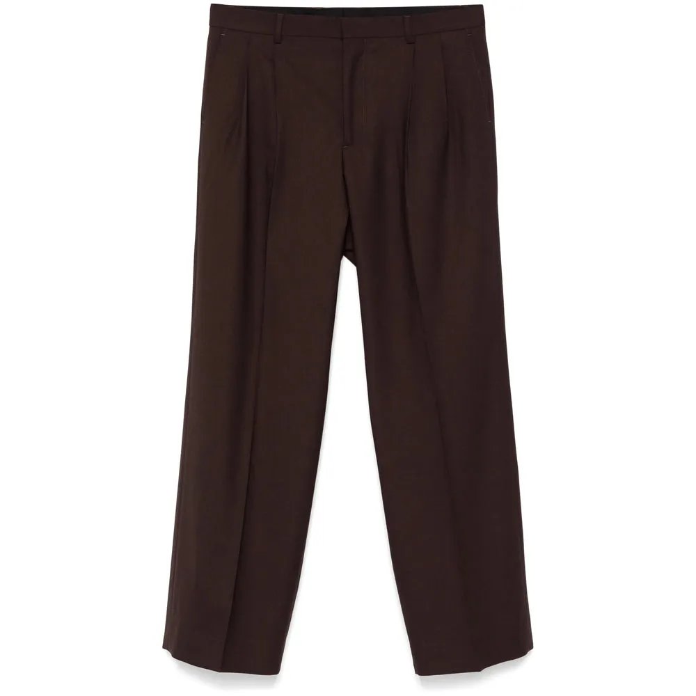 Wide Leg Chocolate Brown Trousers sold by Lord & Taylor