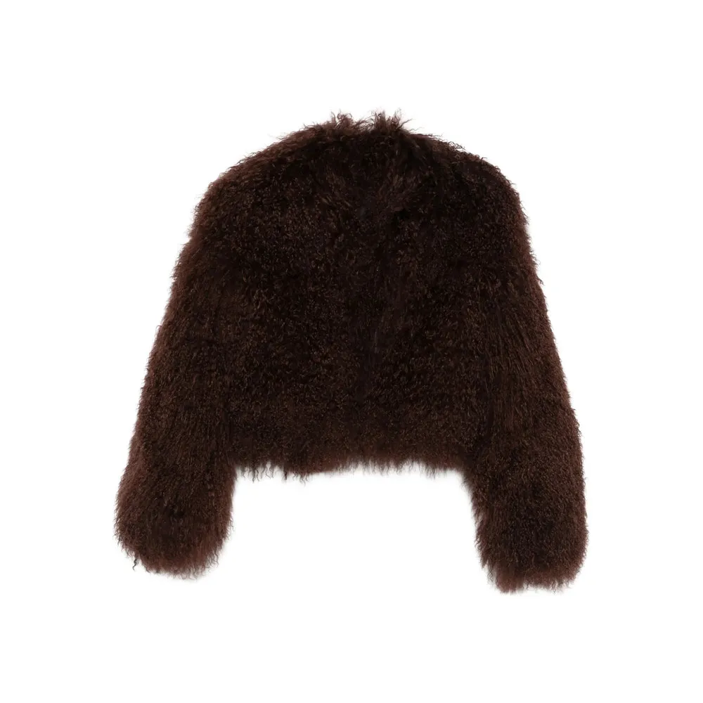 Faux Fur Jacket in Brown sold by Lord & Taylor