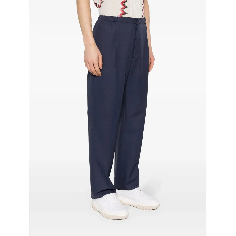Fendi Navy Blue Virgin Wool Pants sold by Lord & Taylor product image thumbnail 3