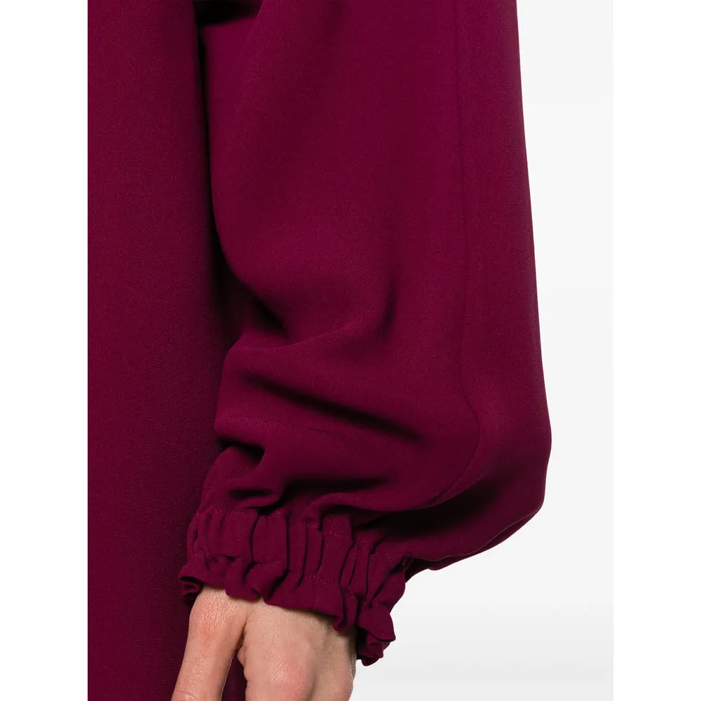 Fendi Burgundy Silk Dress sold by Lord & Taylor product image thumbnail 4