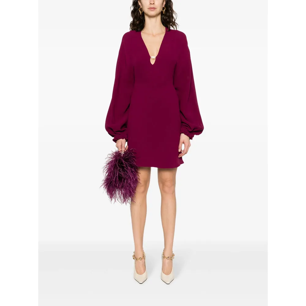 Fendi Burgundy Silk Dress sold by Lord & Taylor product image thumbnail 3