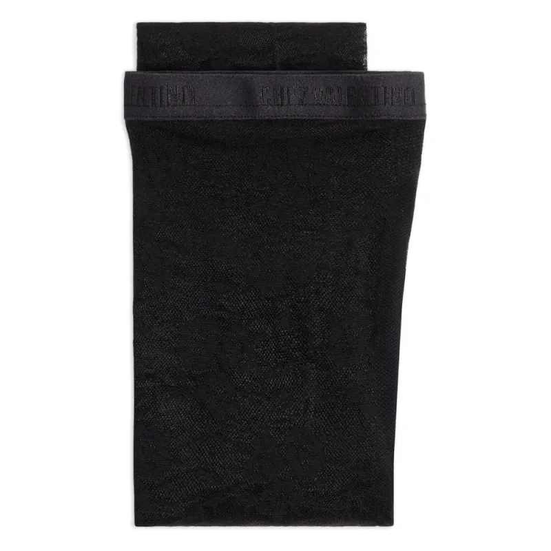 Valentino Black Floral Lace Hosiery sold by Lord & Taylor