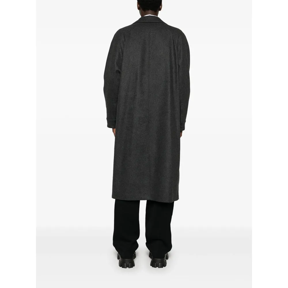 Fendi Dark Grey Cashmere Blend Coat sold by Lord & Taylor product image thumbnail 4