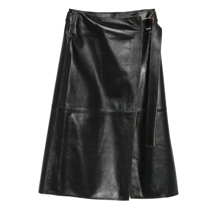 Calvin Klein Jeans Leather Skirt sold by Lord & Taylor