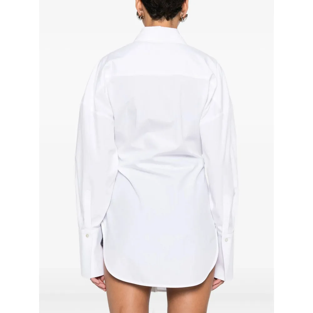 Blumarine White Cotton Shirt sold by Lord & Taylor product image thumbnail 3