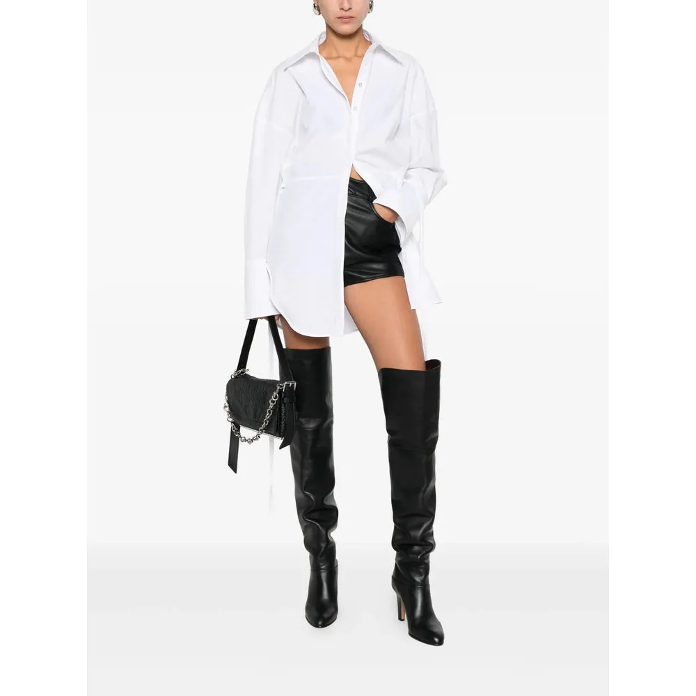 Blumarine White Cotton Shirt sold by Lord & Taylor product image thumbnail 4