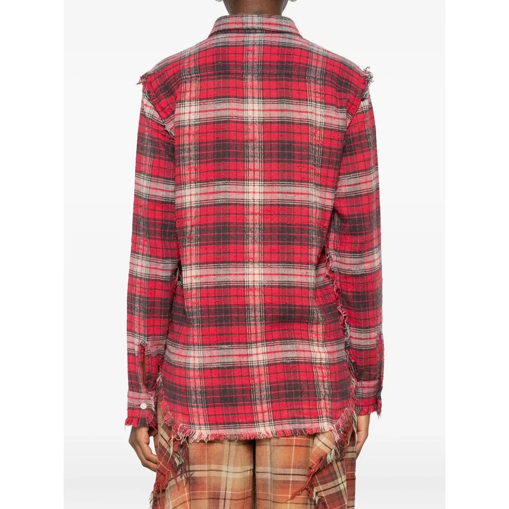 R13 Red Check Shirt sold by Lord & Taylor product image thumbnail 2