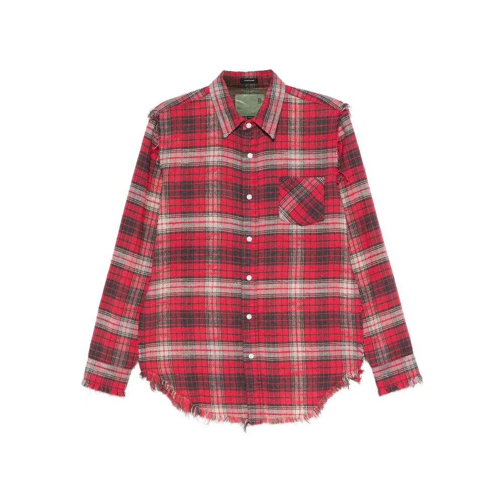 R13 Red Check Shirt sold by Lord & Taylor
