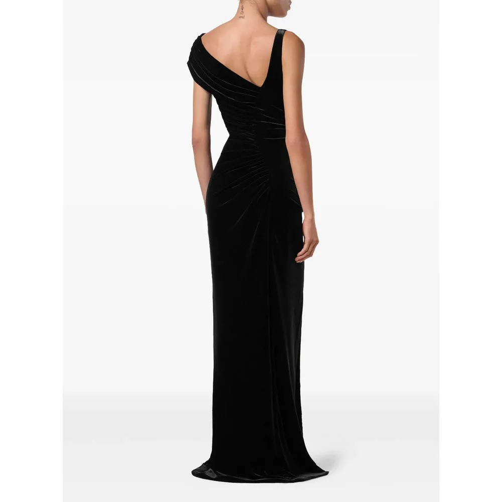 Versace Black Velvet Dress sold by Lord & Taylor product image thumbnail 3
