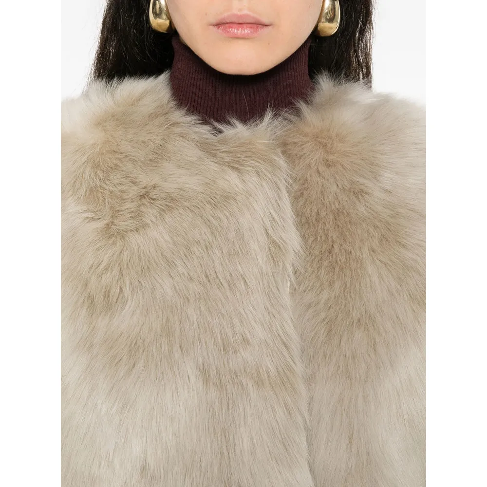 Iro Cropped Lamb Fur Outerwear sold by Lord & Taylor product image thumbnail 3