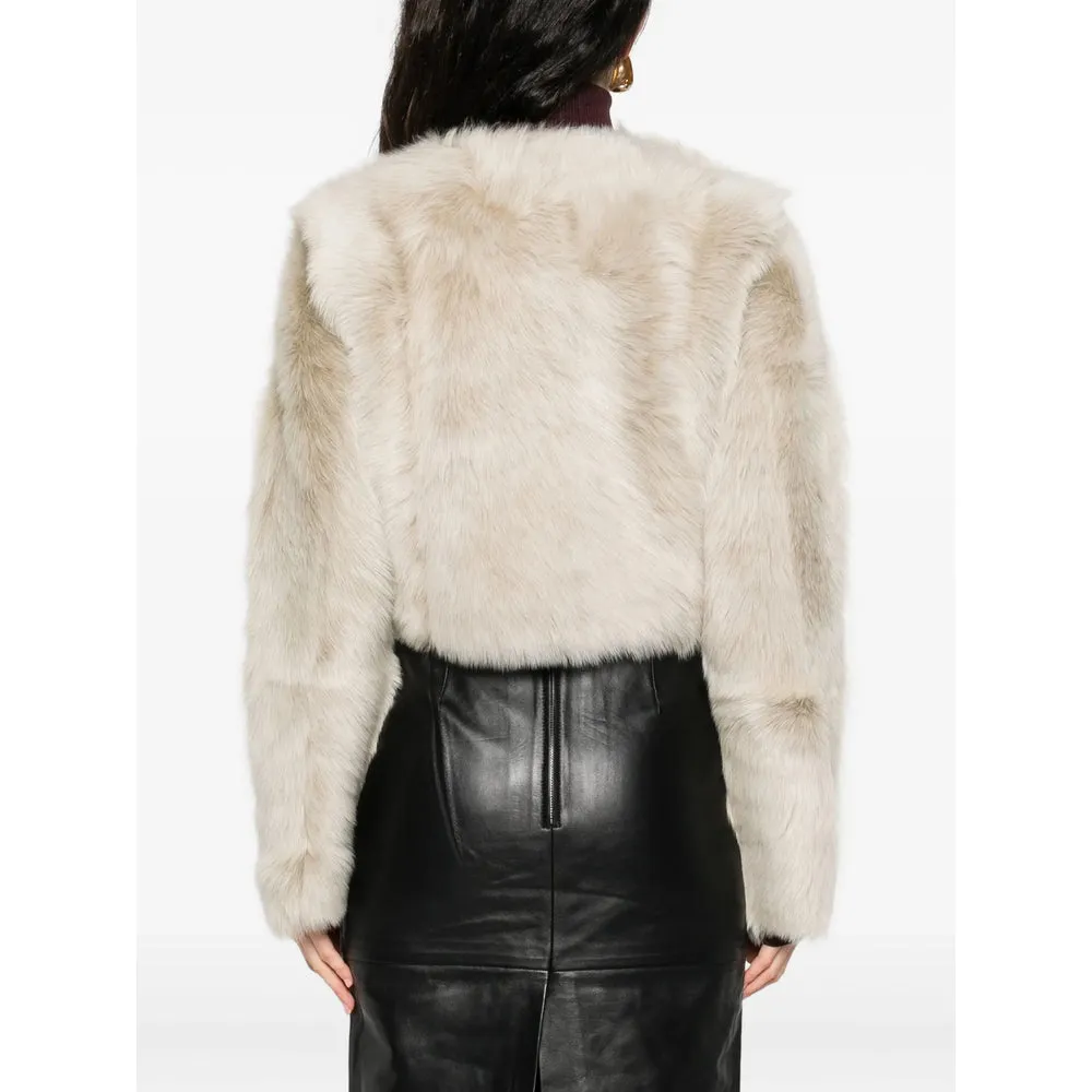 Iro Cropped Lamb Fur Outerwear sold by Lord & Taylor product image thumbnail 4