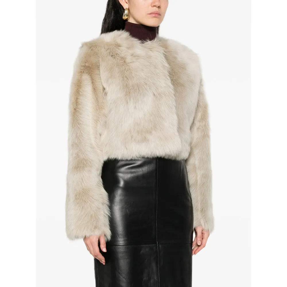 Iro Cropped Lamb Fur Outerwear sold by Lord & Taylor product image thumbnail 5