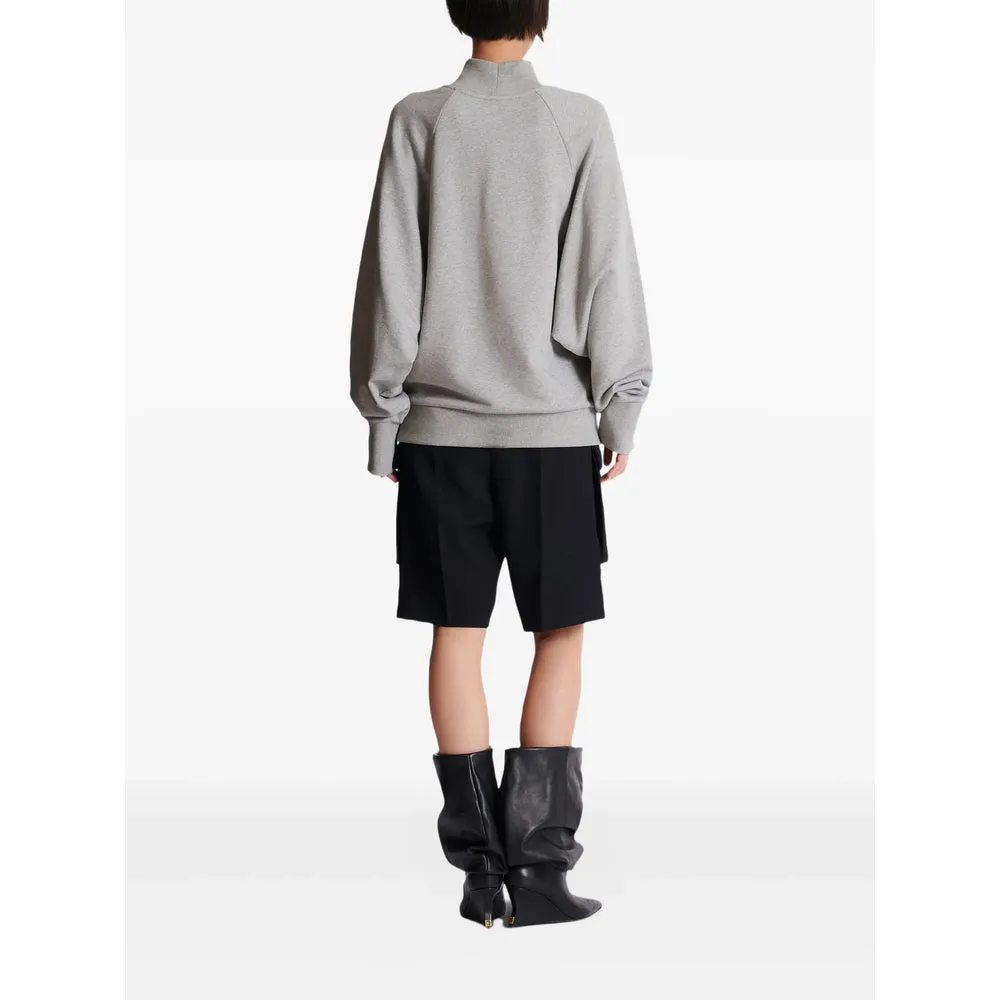 Balmain Grey Cheetah Print Sweatshirt sold by Lord & Taylor product image thumbnail 4