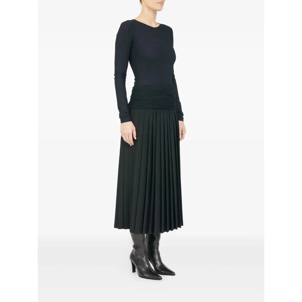 High-Waisted Skirt in Midnight Blue sold by Lord & Taylor product image thumbnail 4