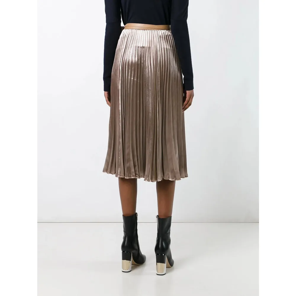 Valentino Nude Pleated Skirt sold by Lord & Taylor product image thumbnail 4