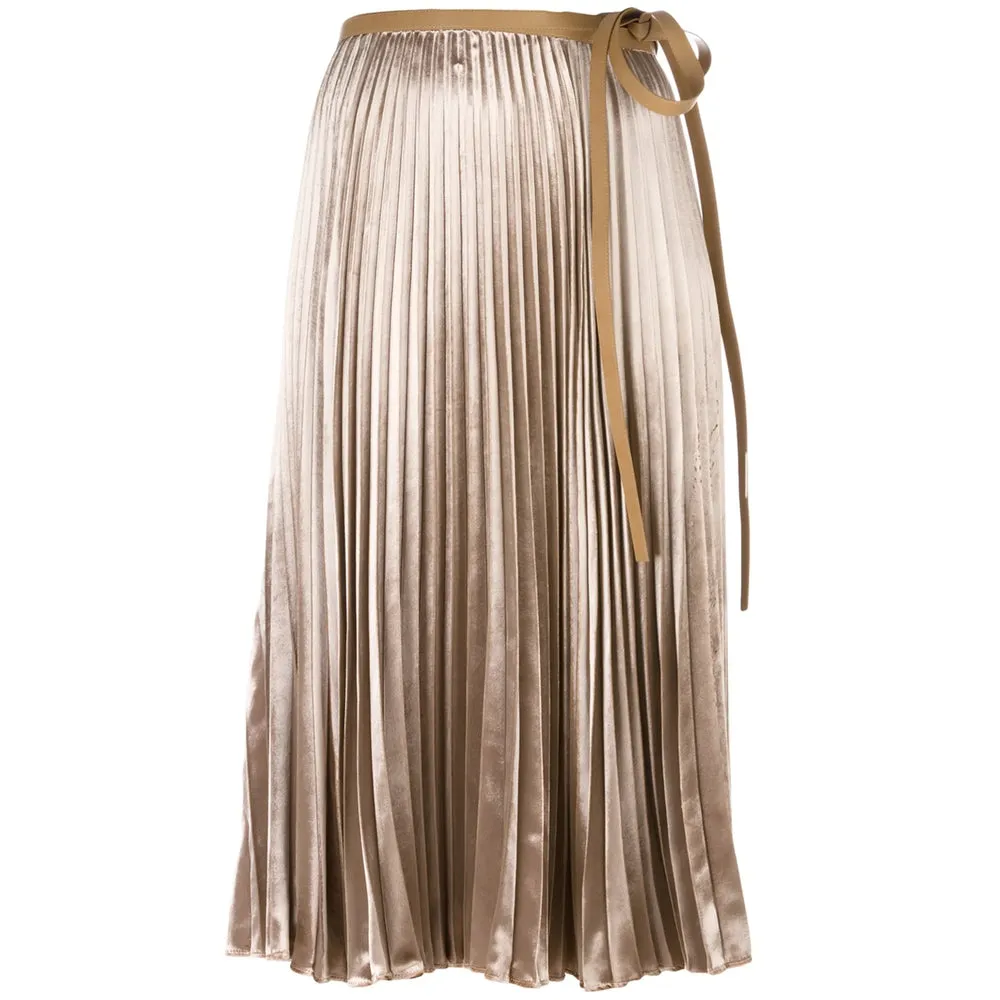 Valentino Nude Pleated Skirt sold by Lord & Taylor