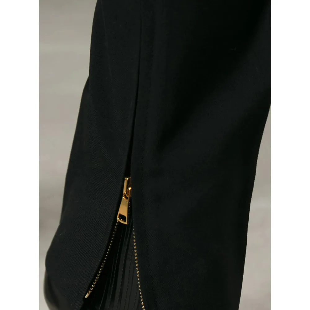 Tom Ford Black Wool Zip Ankle Trousers sold by Lord & Taylor product image thumbnail 5