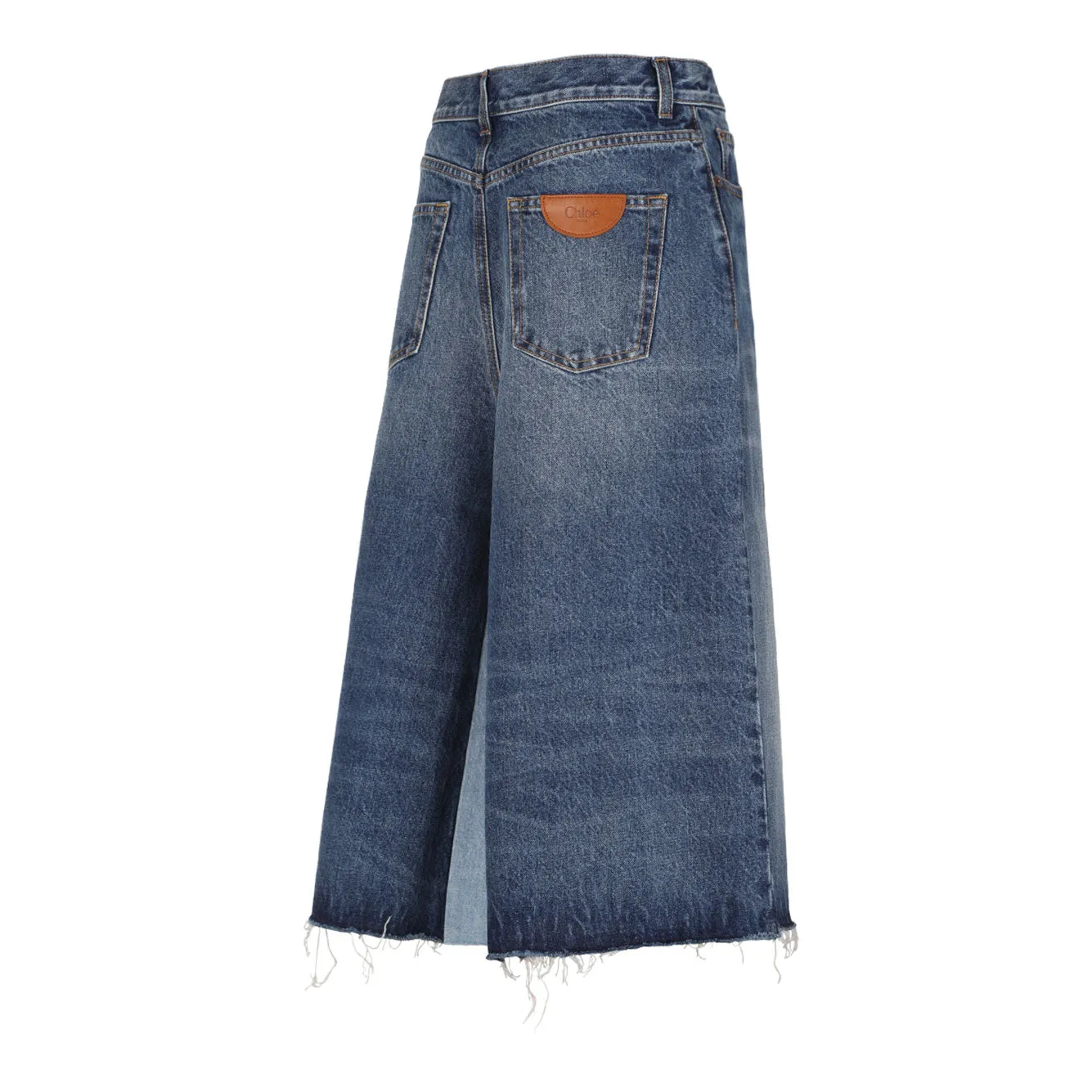 DARK NIGHT BLUE COTTON SKIRT sold by Lord & Taylor product image thumbnail 3