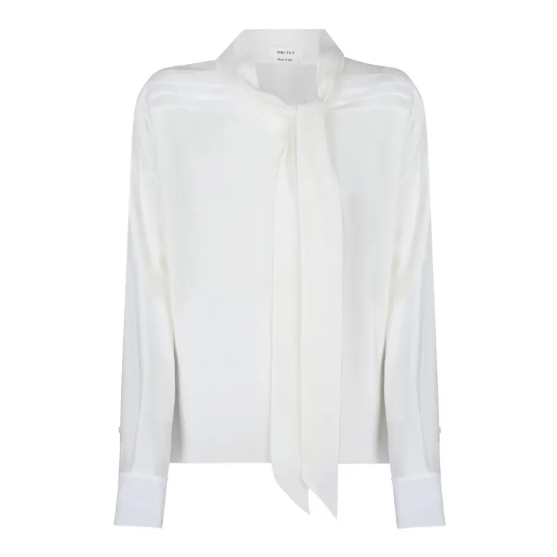 SOFT WHITE SILK SHIRTS made by Alexander McQueen