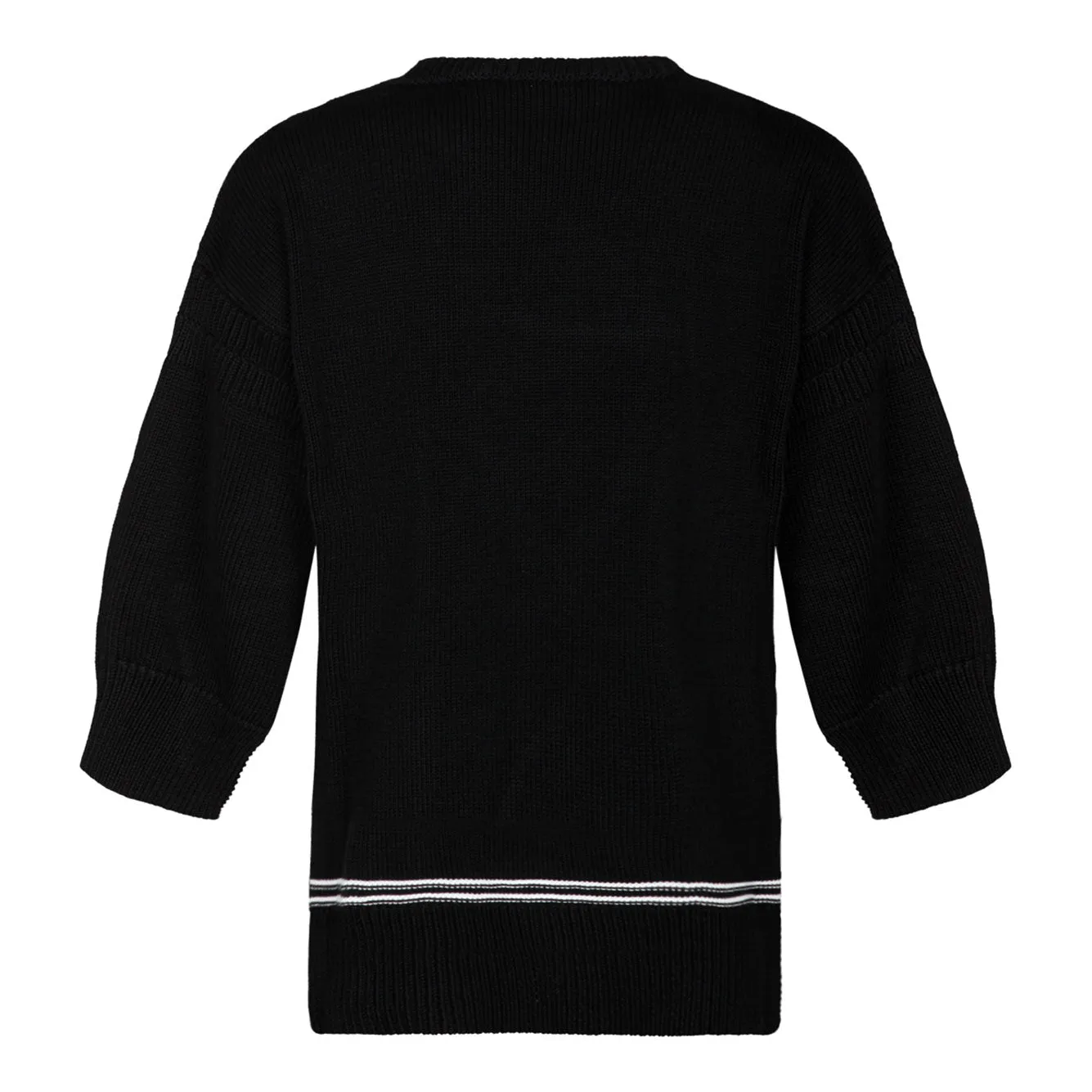 BLACK COTTON KNIT SWEATERS sold by Lord & Taylor product image thumbnail 2