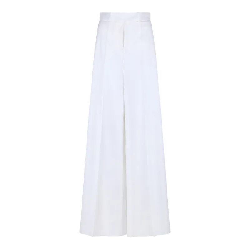 WHITE VIRGIN WOOL TROUSERS sold by Lord & Taylor