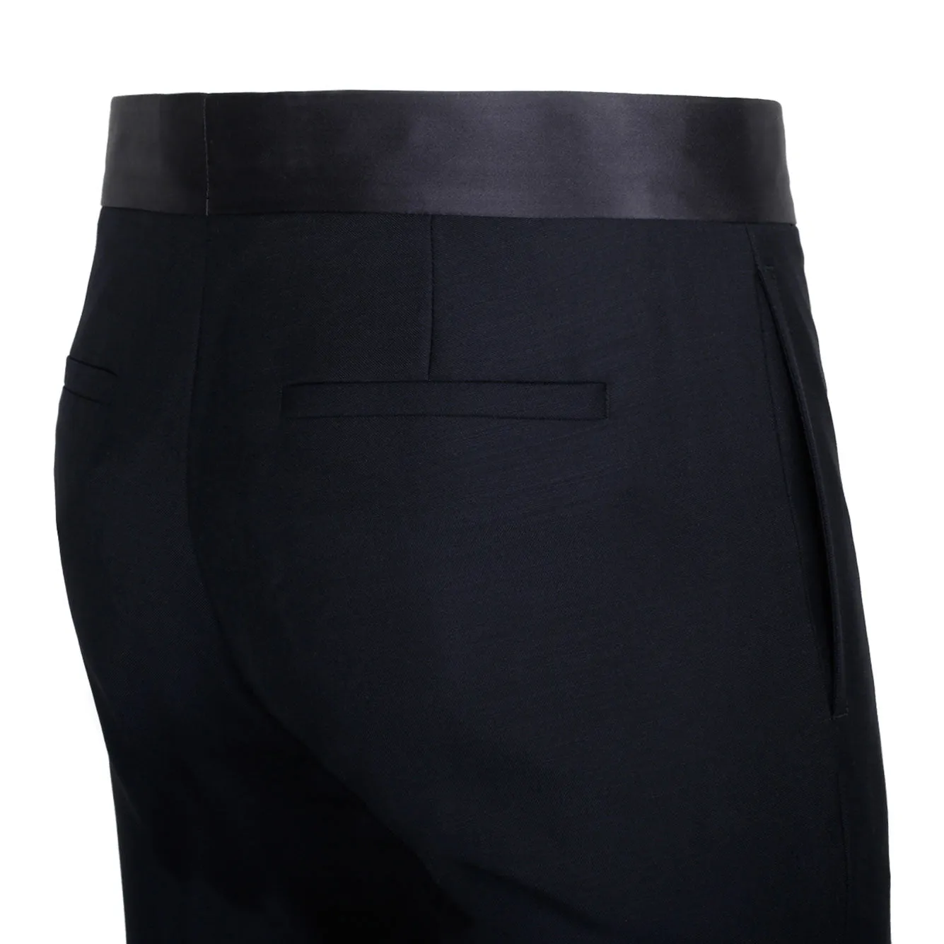 BLUE WOOL MOHAIR TROUSERS sold by Lord & Taylor product image thumbnail 4