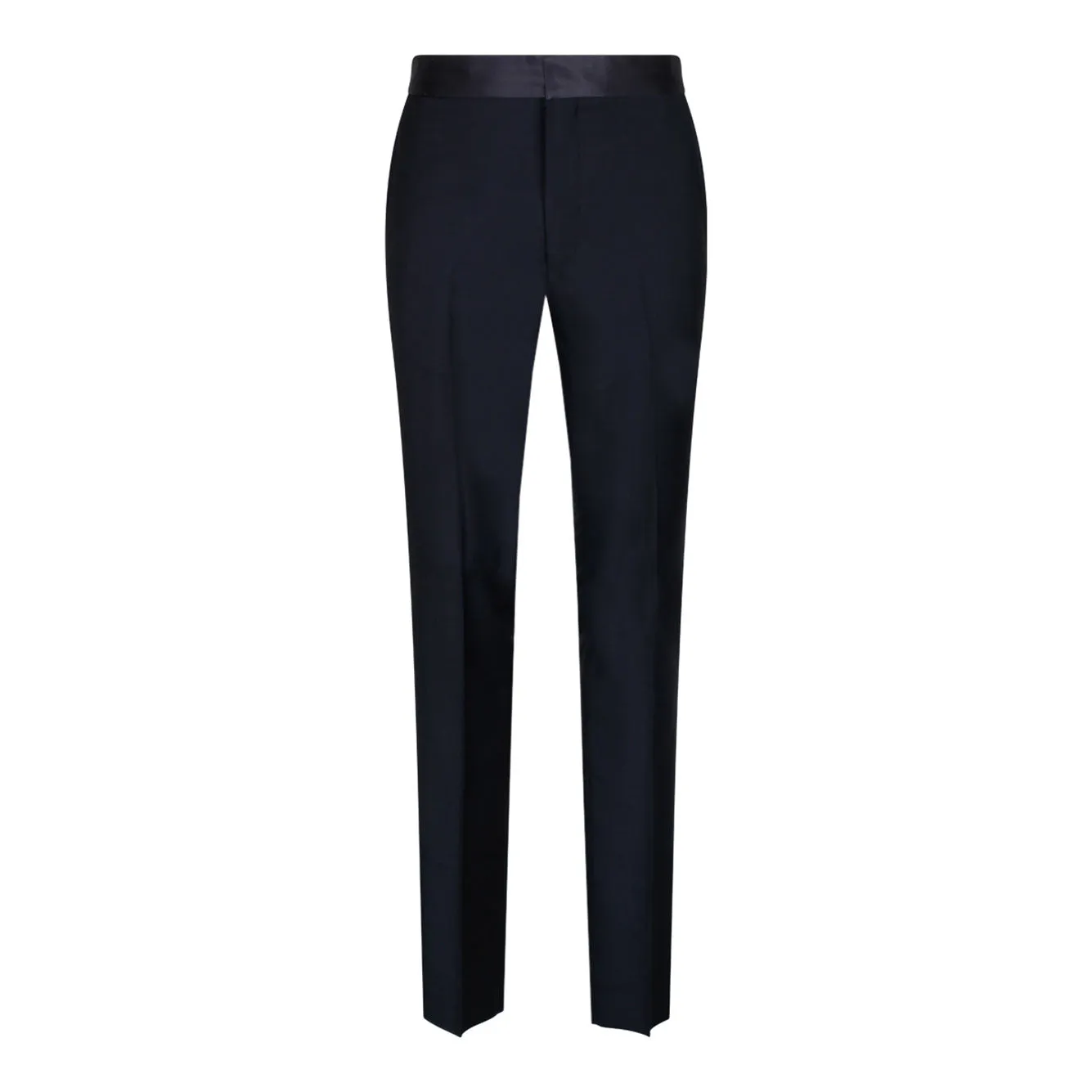 BLUE WOOL MOHAIR TROUSERS sold by Lord & Taylor