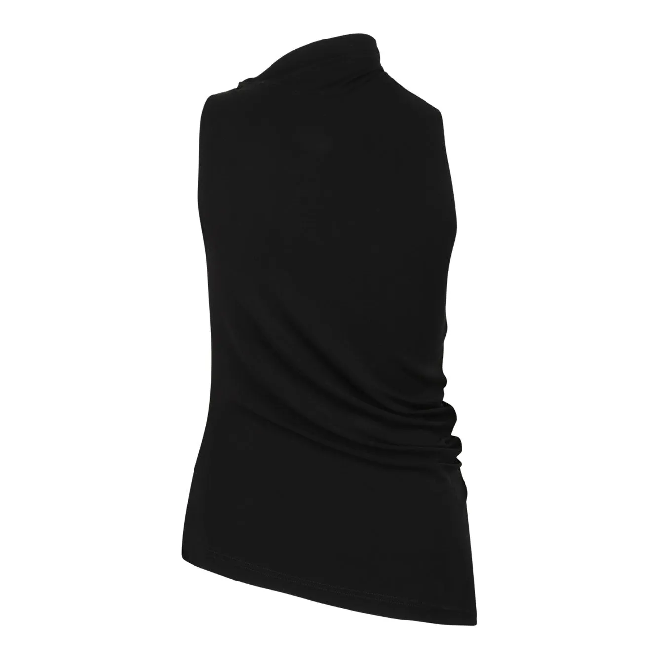 BLACK VISCOSE BLEND TOP sold by Lord & Taylor product image thumbnail 2
