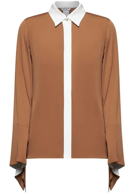 CAMEL SILK SHIRT sold by Lord & Taylor