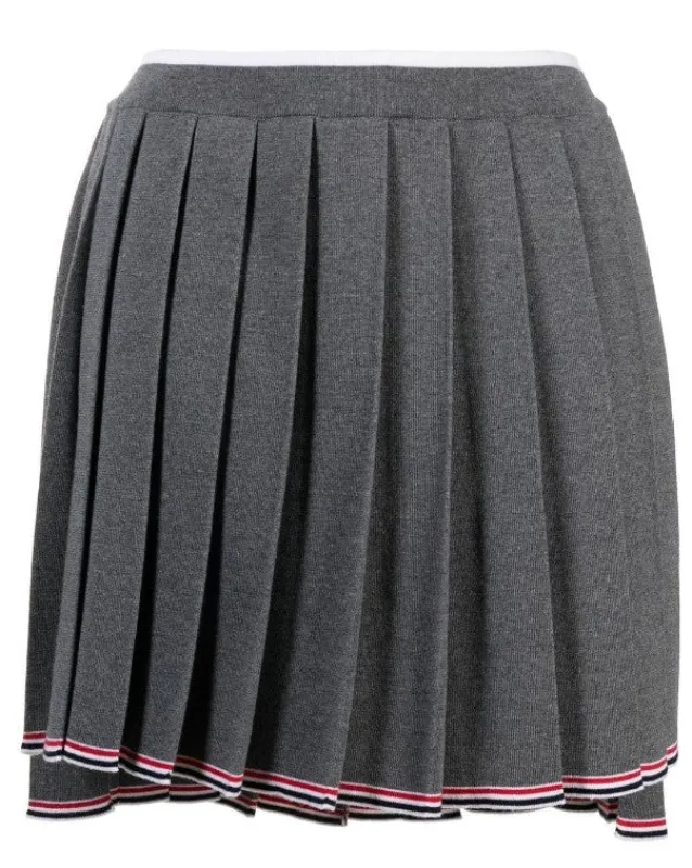 MED GREY WOOL BLEND SKIRTS sold by Lord & Taylor