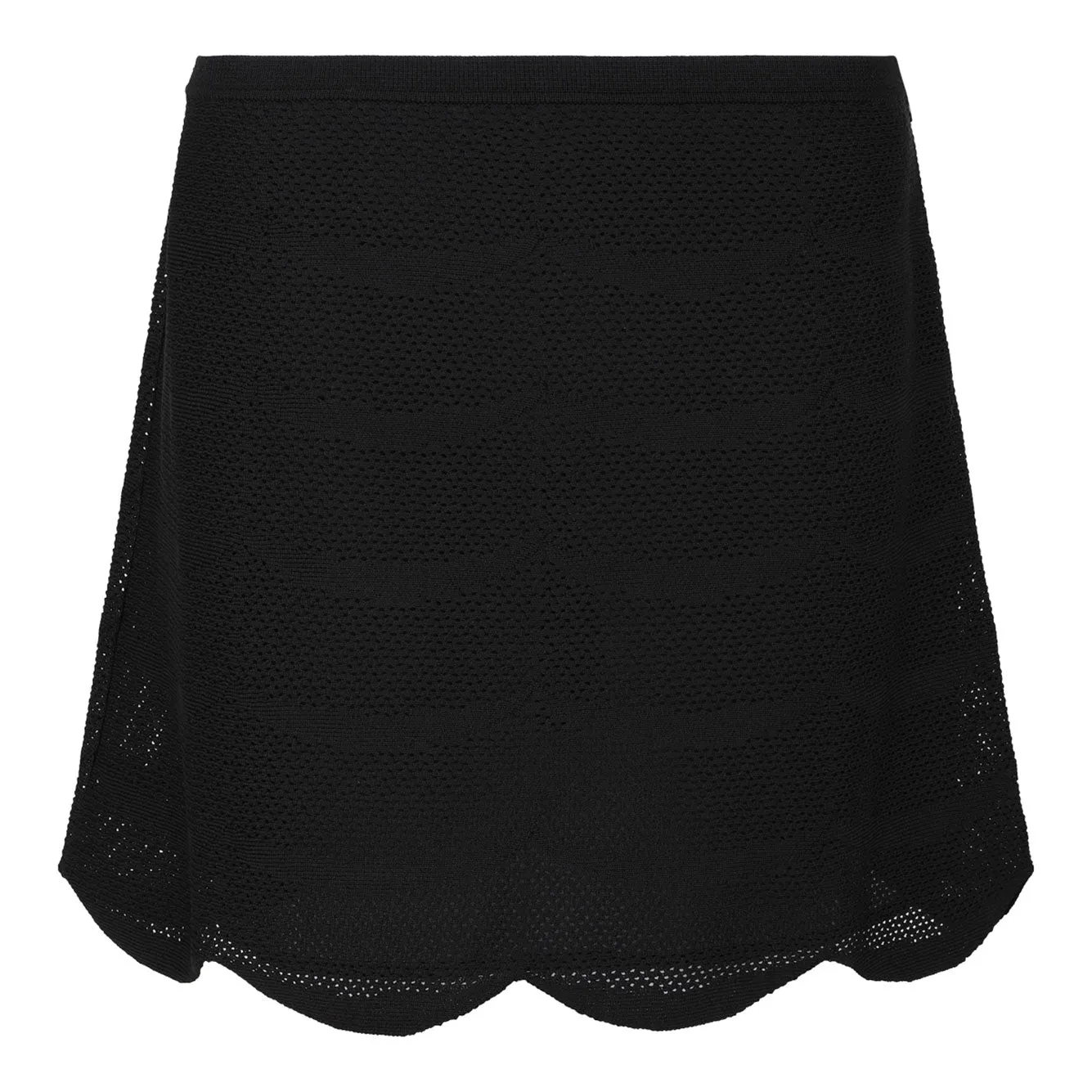 BLACK COTTON SILK SKIRT sold by Lord & Taylor
