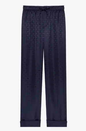 BLUE SILK CLOTHING TROUSERS sold by Lord & Taylor