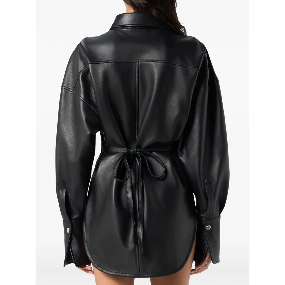 Blumarine Leather Shirt sold by Lord & Taylor product image thumbnail 4