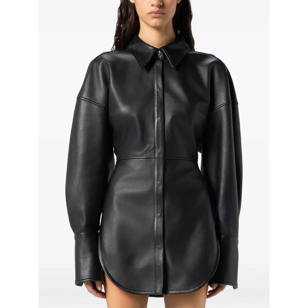 Blumarine Leather Shirt sold by Lord & Taylor product image thumbnail 5