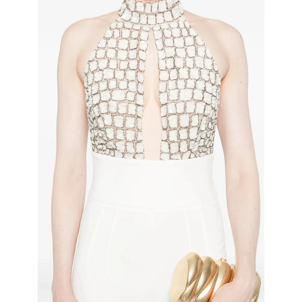 Elisabetta Franchi Halter Neck Jumpsuit sold by Lord & Taylor product image thumbnail 4