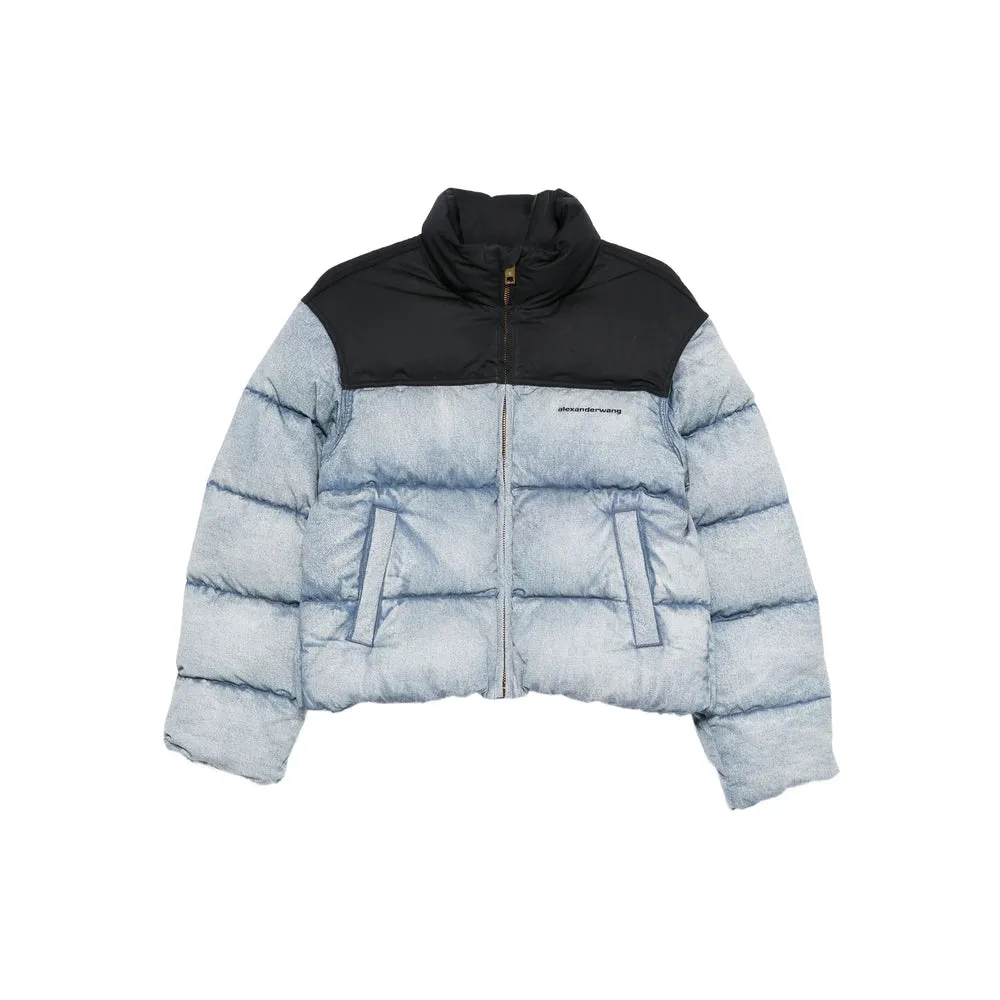 Light Blue Quilted Outerwear sold by Lord & Taylor