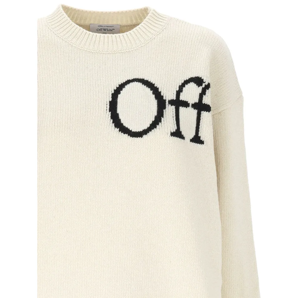 Off-White Intarsia Logo Sweater sold by Lord & Taylor product image thumbnail 3