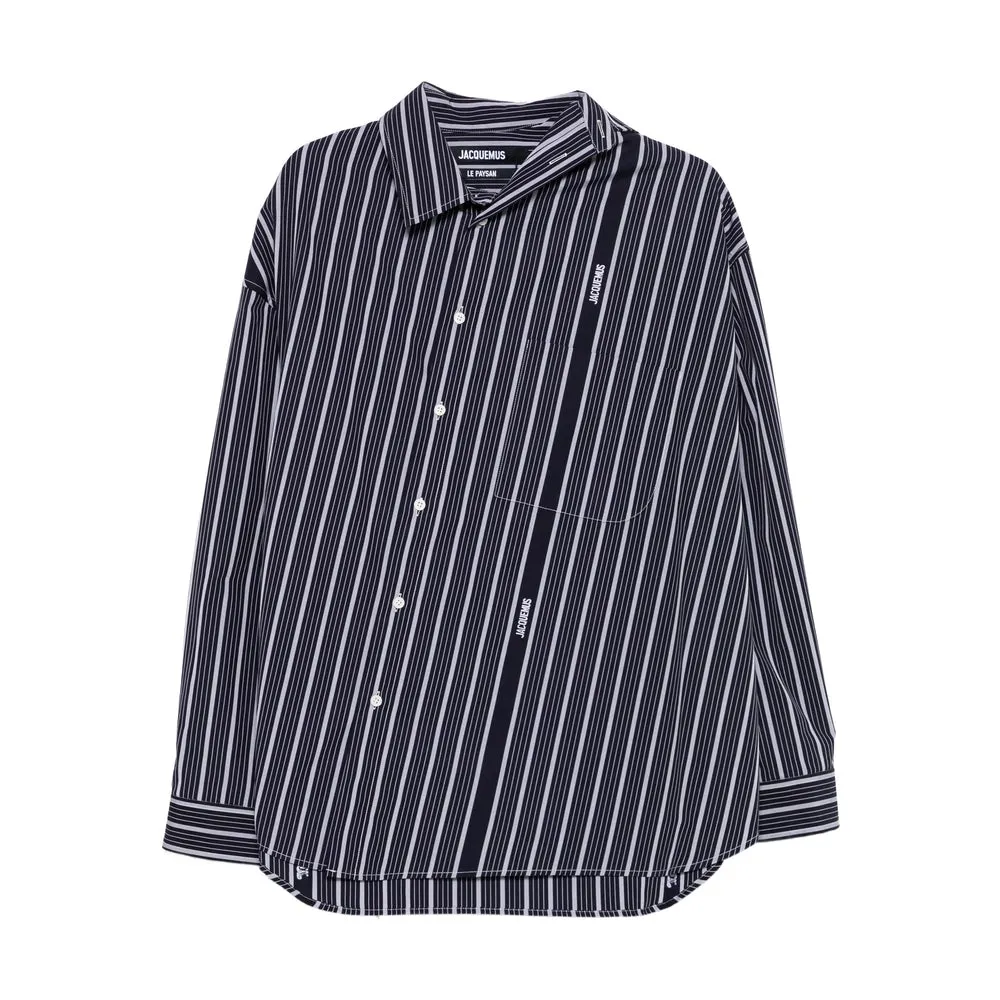 Jacquemus Navy Blue Striped Shirt sold by Lord & Taylor