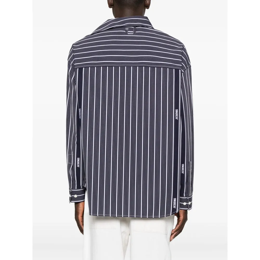 Jacquemus Navy Blue Striped Shirt sold by Lord & Taylor product image thumbnail 2
