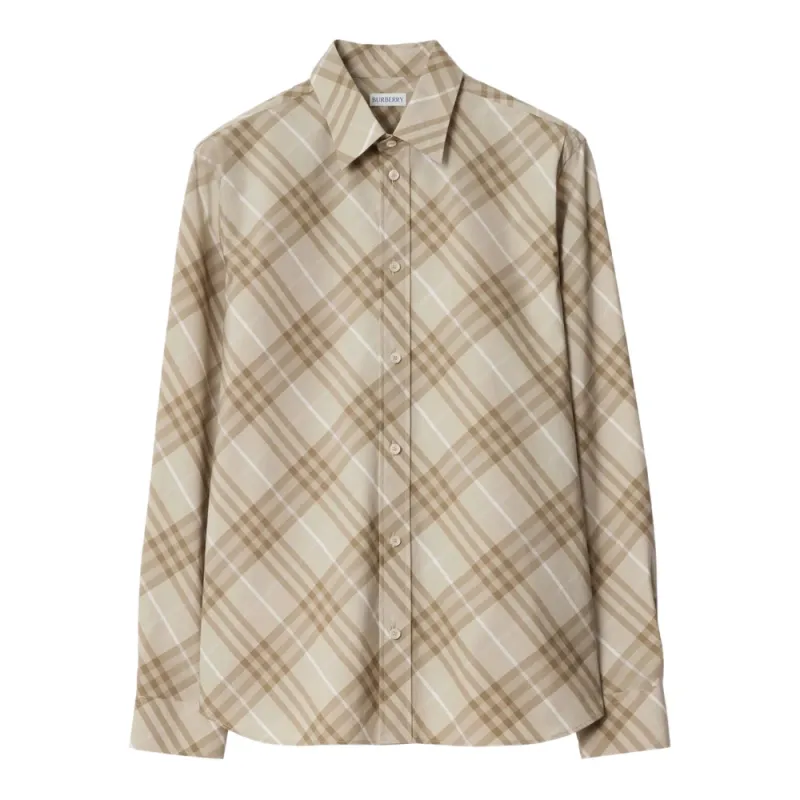 Burberry Light Brown Check Shirt sold by Lord & Taylor