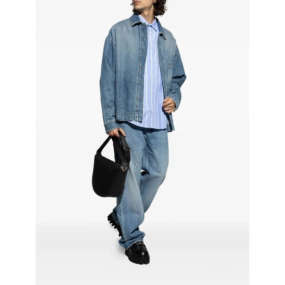 Jacquemus Light Blue Striped Shirt sold by Lord & Taylor product image thumbnail 3