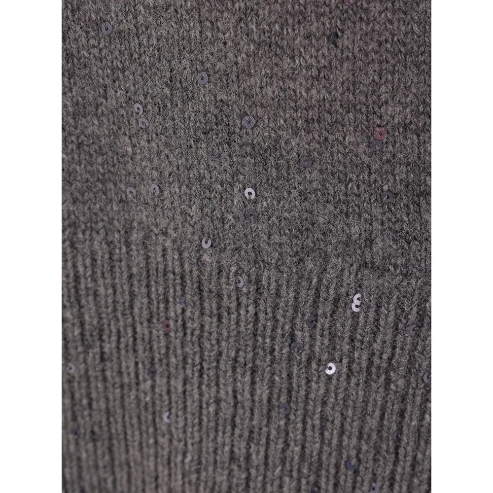 Brunello Cucinelli Grey Cashmere-Silk Sweater sold by Lord & Taylor product image thumbnail 3