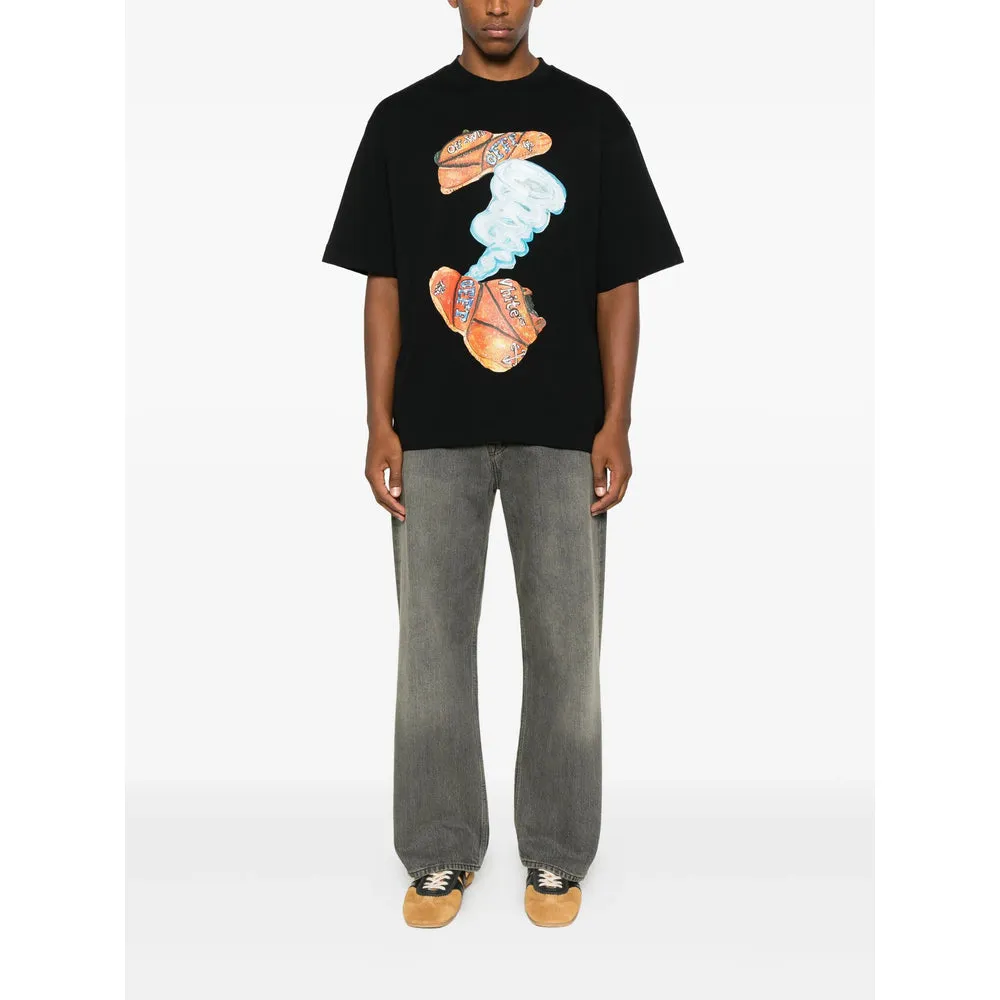 Off-White Graphic Print T-Shirt sold by Lord & Taylor product image thumbnail 3
