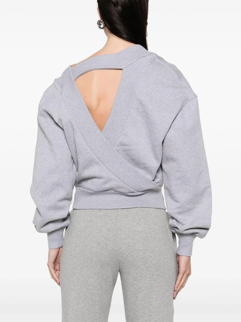 The Attico Cropped Sweatshirt sold by Lord & Taylor product image thumbnail 2