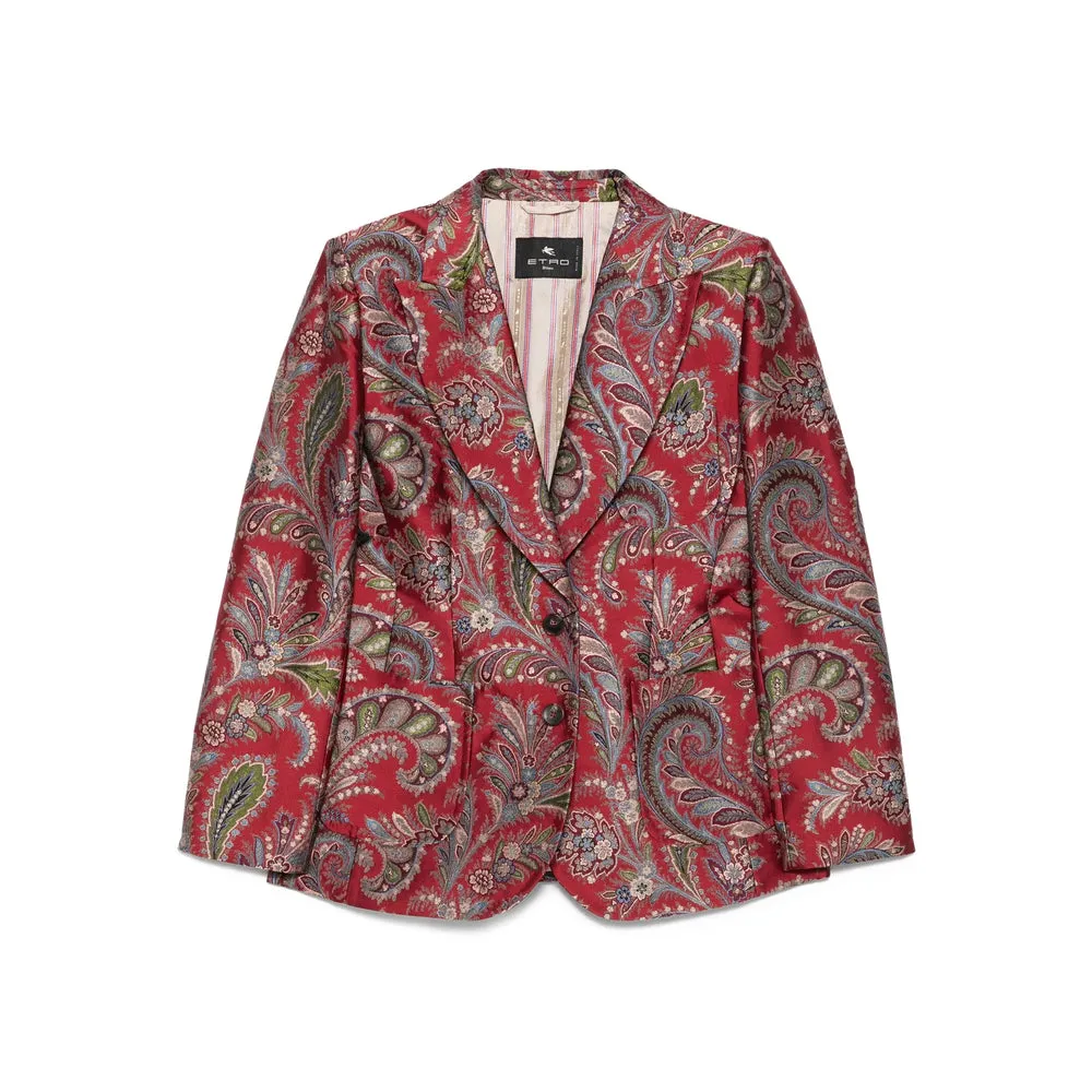 Etro Red Paisley Blazer sold by Lord & Taylor