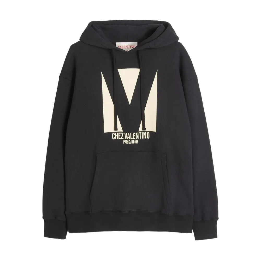 Valentino Black Cotton Sweatshirt sold by Lord & Taylor